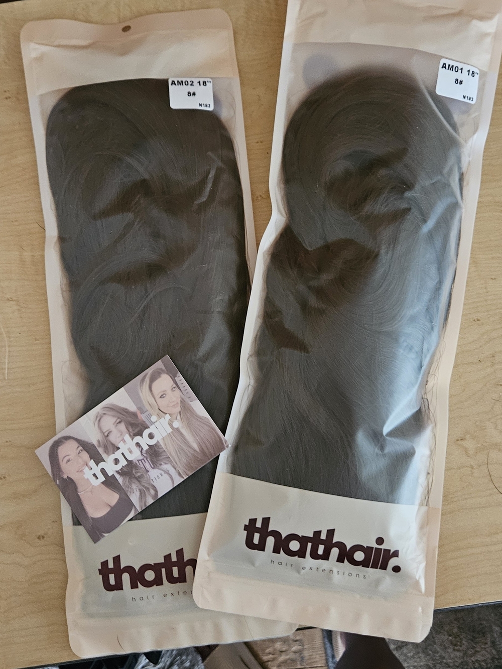 Dark Brown Clip-In Hair Extensions - 18"